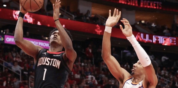 杜兰特26+10&amp;amp;三分绝杀布克27分 火箭赛季三杀太阳