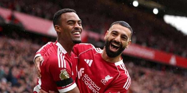 9500万锋霸7场4球！ 利物浦德比战险胜埃弗顿，豪取6连胜领跑英超